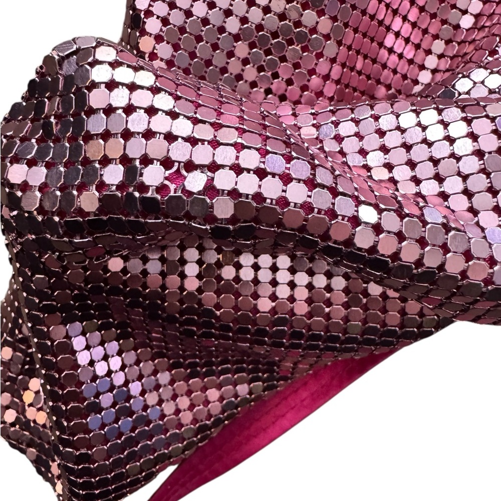 Whiting & Davis Pink Sequin Shoulder Bag - Picture 8 of 8